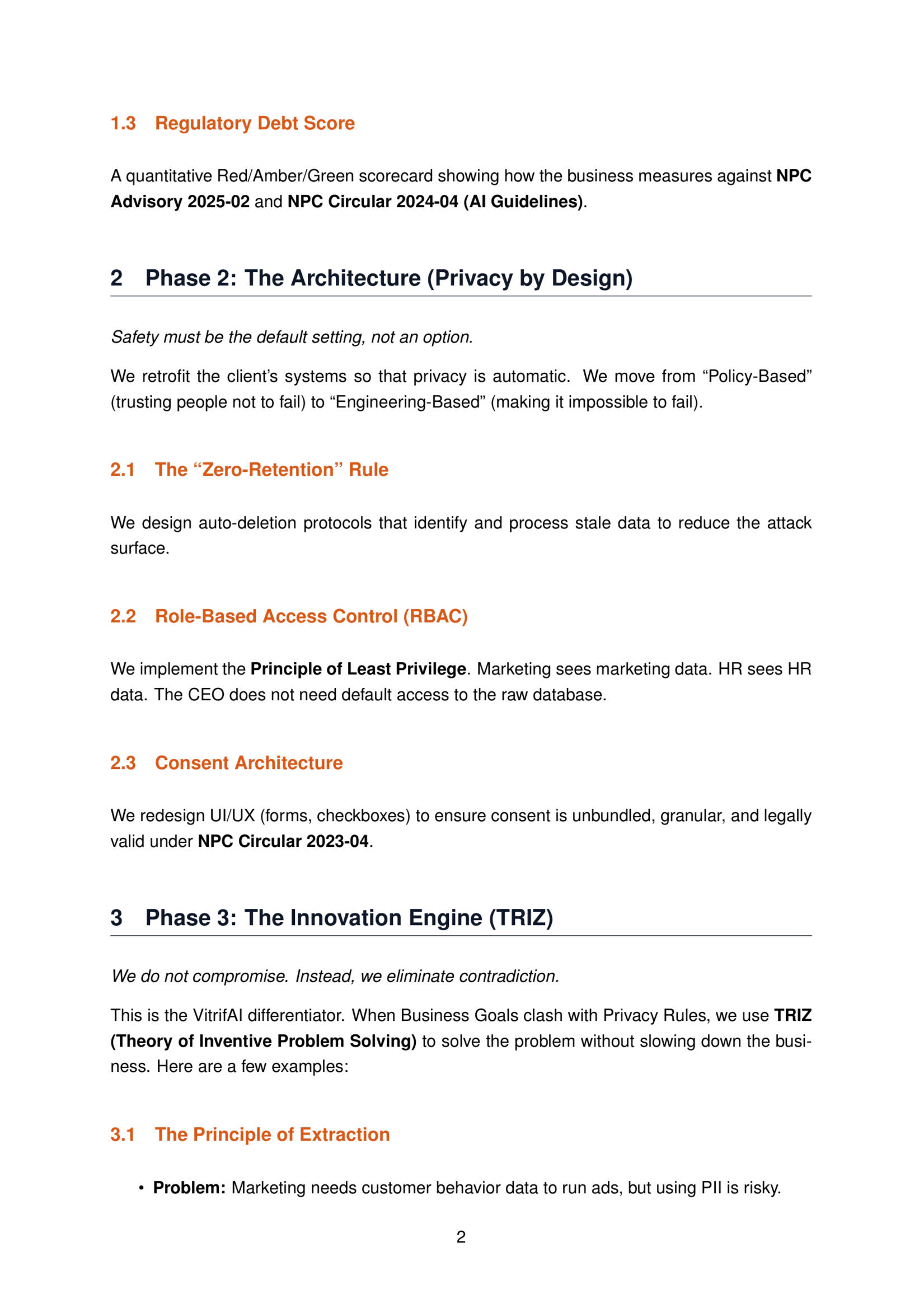 VitrifAI Open Integrity Standard Page 2